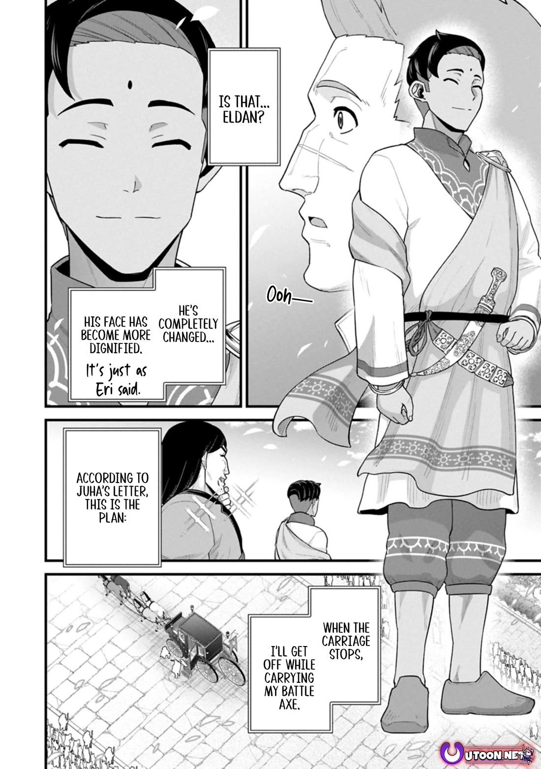 The Population Of The Frontier Owner Starts With 0. "Dias The Blue" And A Blue Horned Girl. Chapter 66 page 3 - Chapter 66