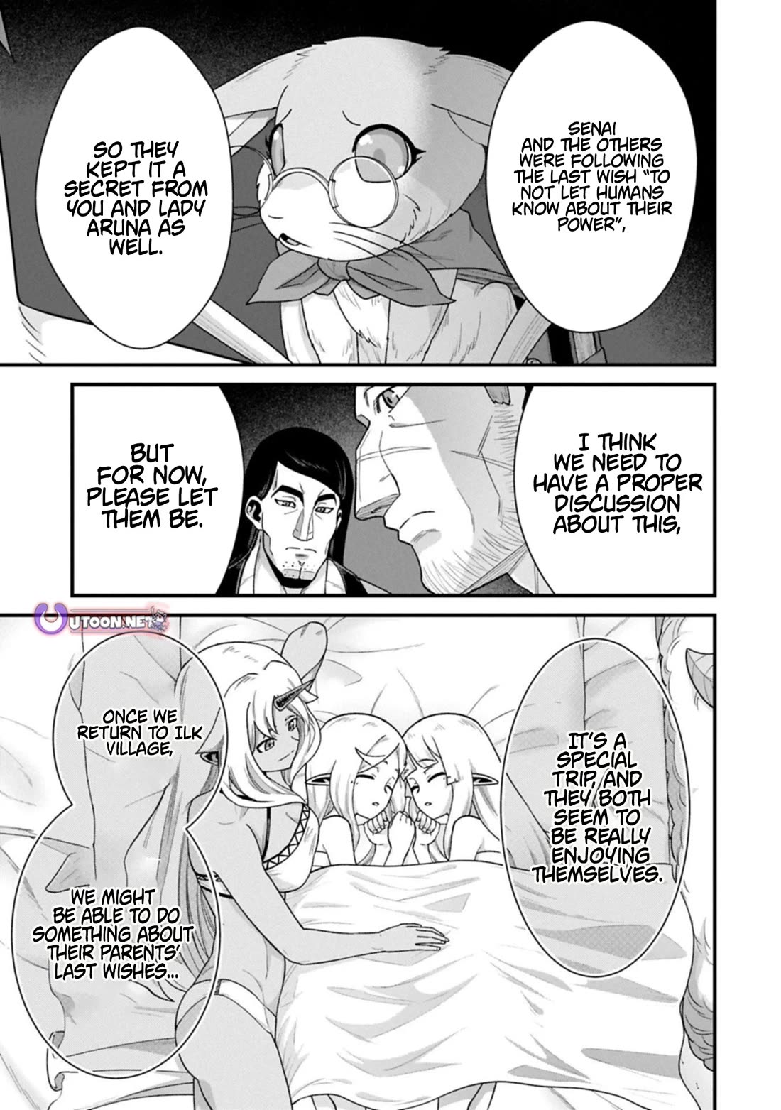 The Population Of The Frontier Owner Starts With 0. "Dias The Blue" And A Blue Horned Girl. Chapter 68 page 14 - Chapter 68