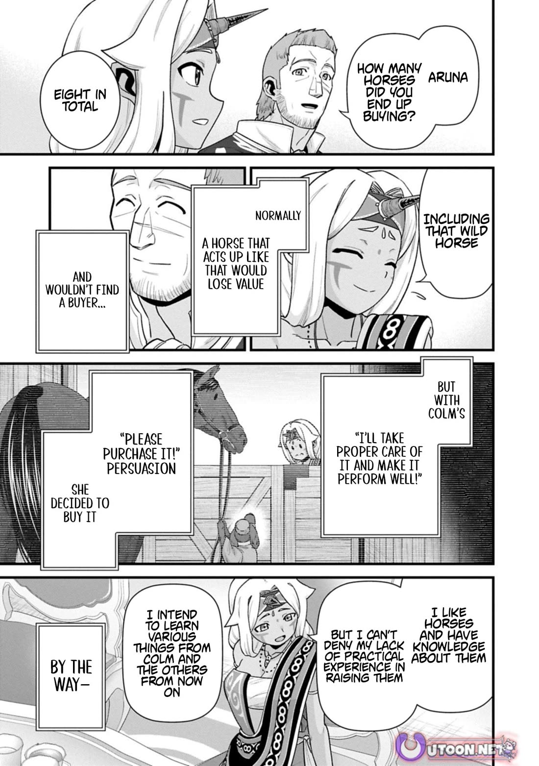 The Population Of The Frontier Owner Starts With 0. "Dias The Blue" And A Blue Horned Girl. Chapter 69 page 5 - Chapter 69