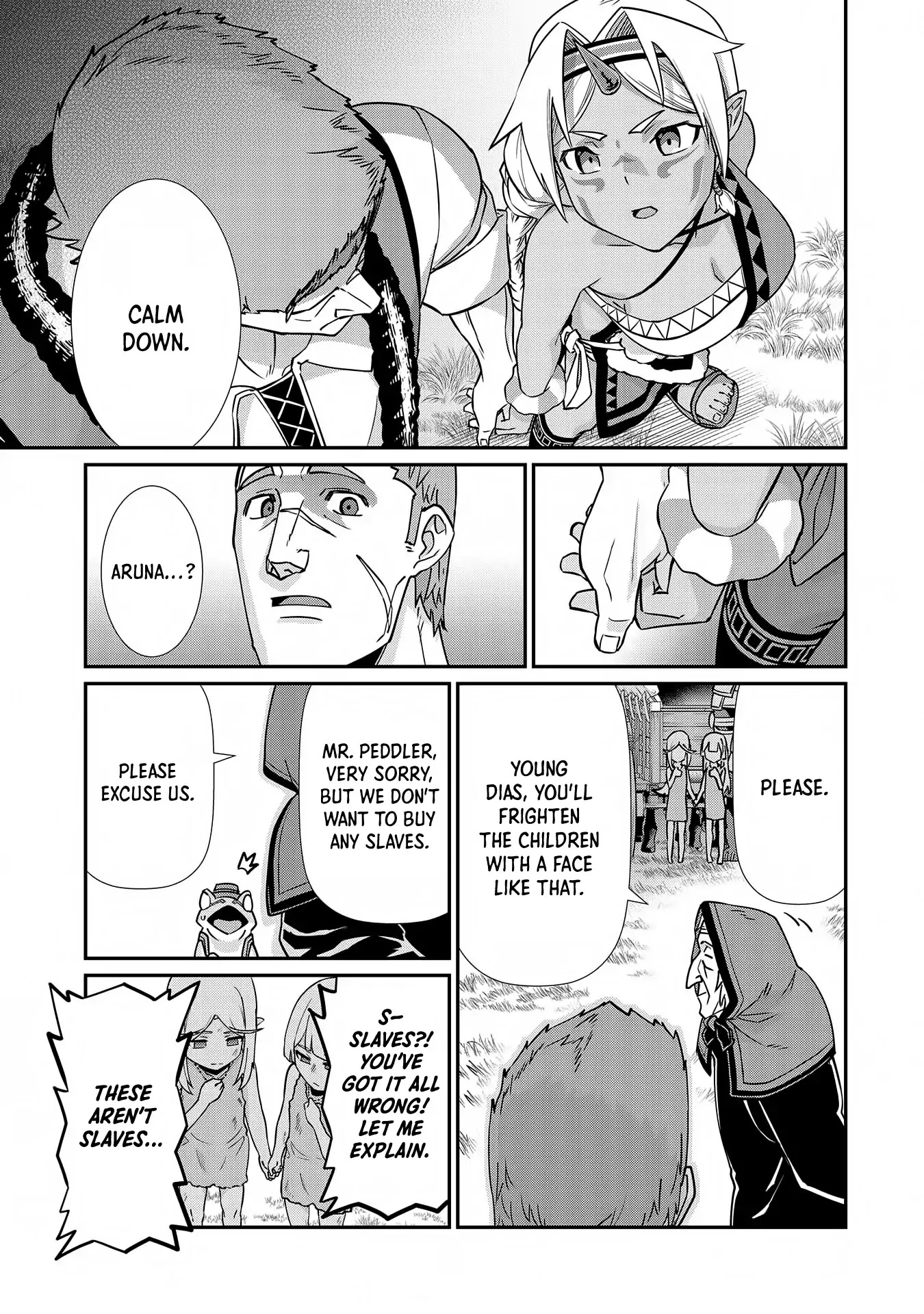 The Population Of The Frontier Owner Starts With 0. "Dias The Blue" And A Blue Horned Girl. Chapter 7 page 24 - Chapter 7
