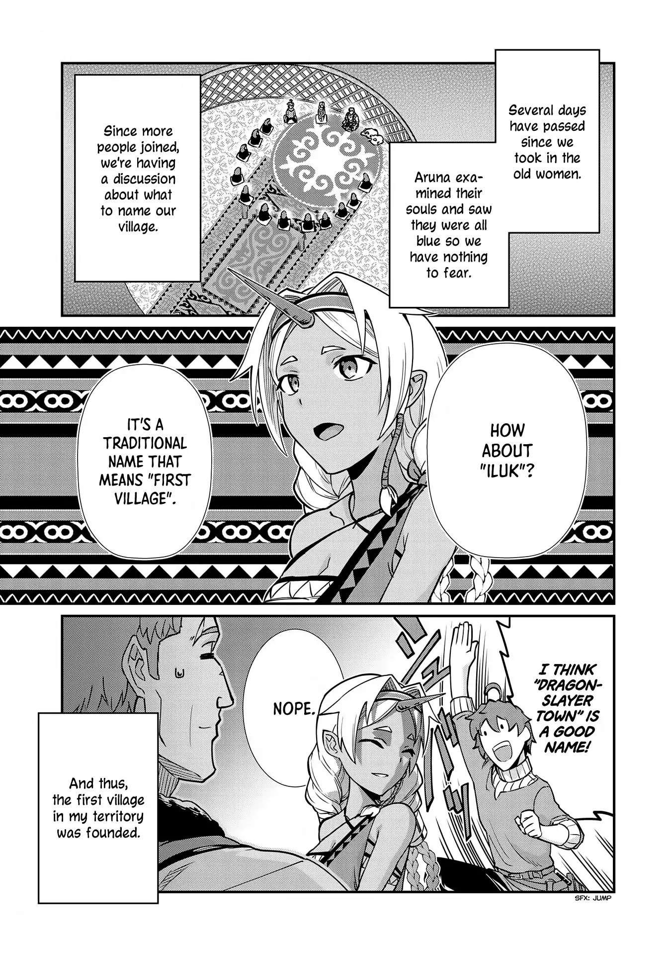 The Population Of The Frontier Owner Starts With 0. "Dias The Blue" And A Blue Horned Girl. Chapter 7 page 3 - Chapter 7