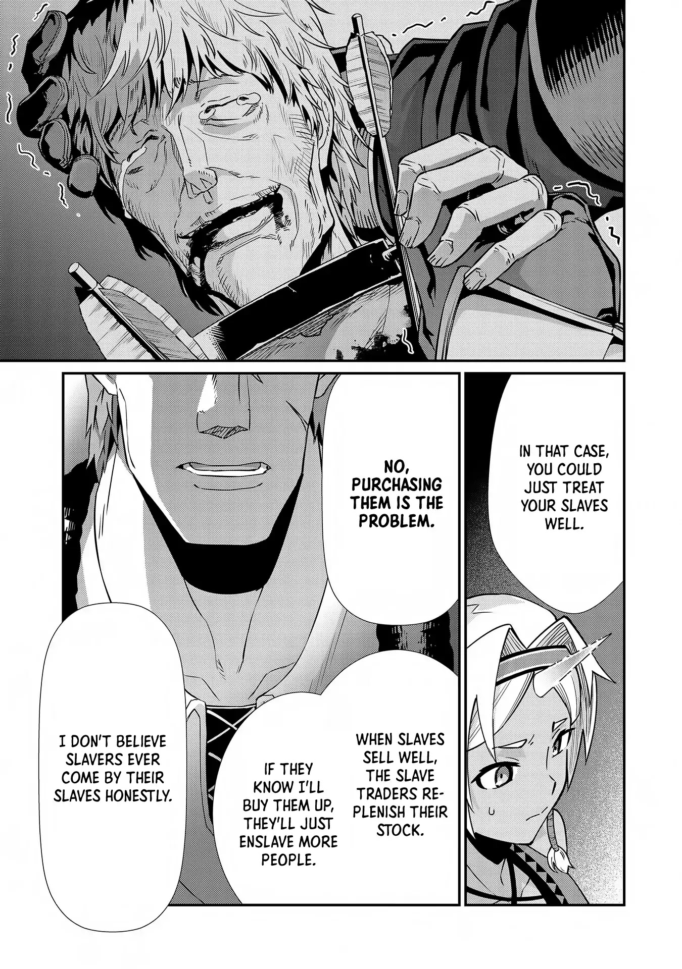 The Population Of The Frontier Owner Starts With 0. "Dias The Blue" And A Blue Horned Girl. Chapter 7 page 8 - Chapter 7