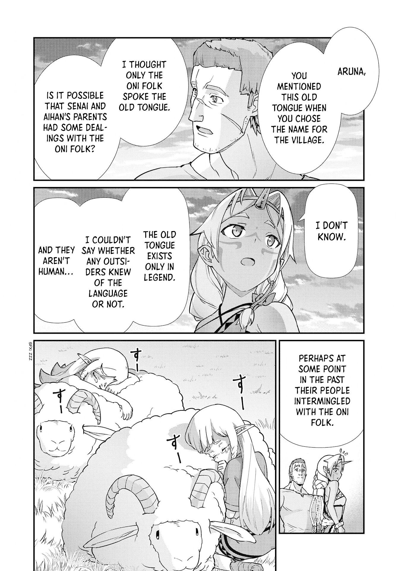 The Population Of The Frontier Owner Starts With 0. "Dias The Blue" And A Blue Horned Girl. Chapter 8 page 18 - Chapter 8