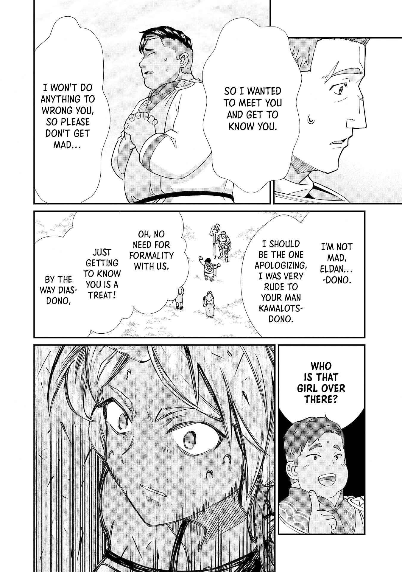 The Population Of The Frontier Owner Starts With 0. "Dias The Blue" And A Blue Horned Girl. Chapter 8 page 28 - Chapter 8