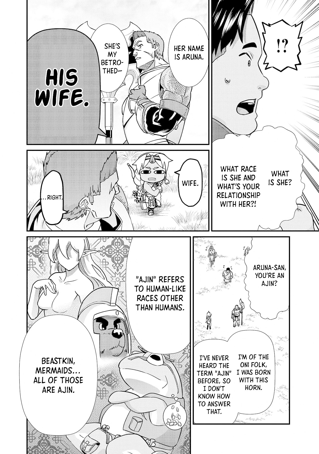 The Population Of The Frontier Owner Starts With 0. "Dias The Blue" And A Blue Horned Girl. Chapter 8 page 30 - Chapter 8