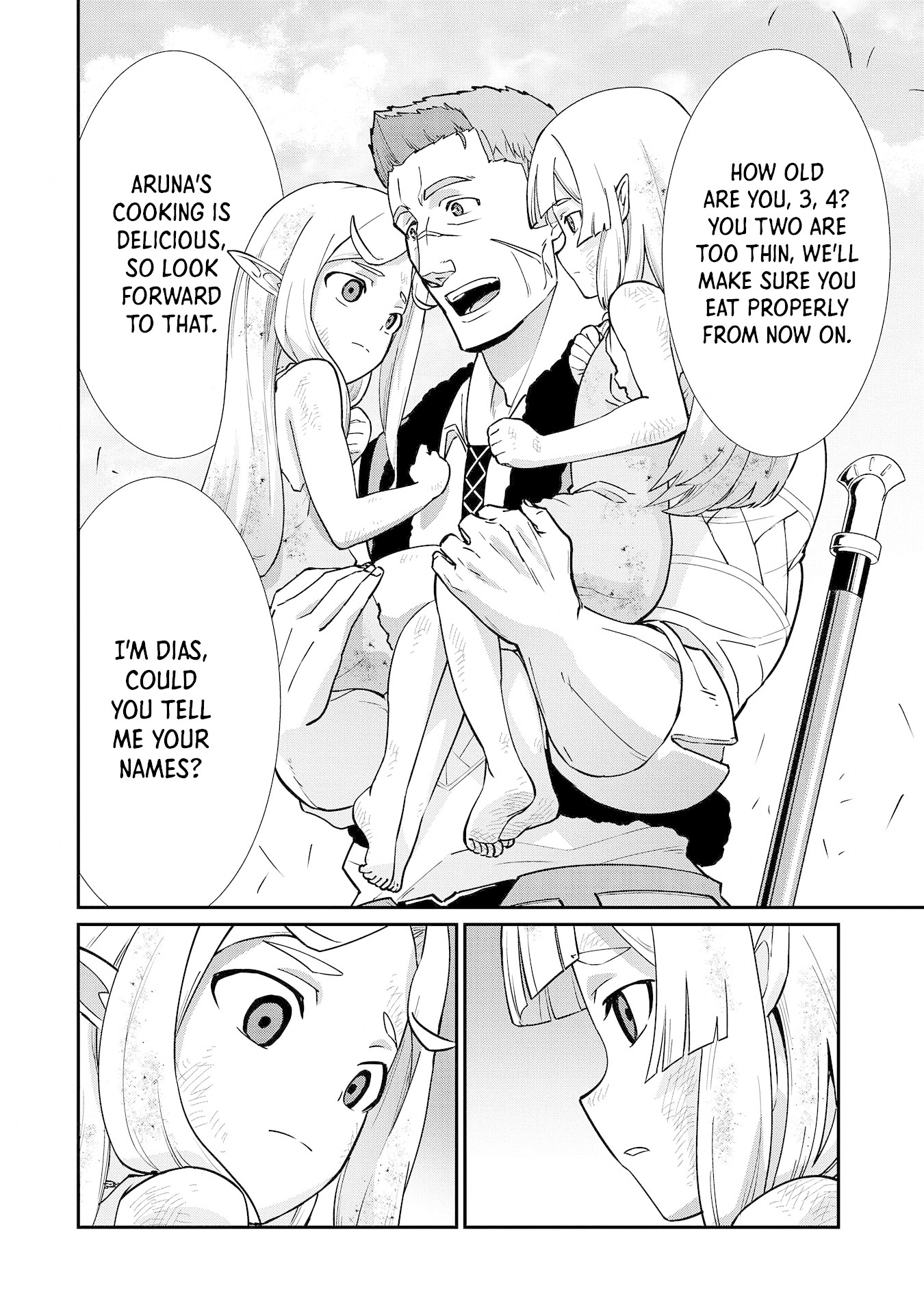 The Population Of The Frontier Owner Starts With 0. "Dias The Blue" And A Blue Horned Girl. Chapter 8 page 4 - Chapter 8