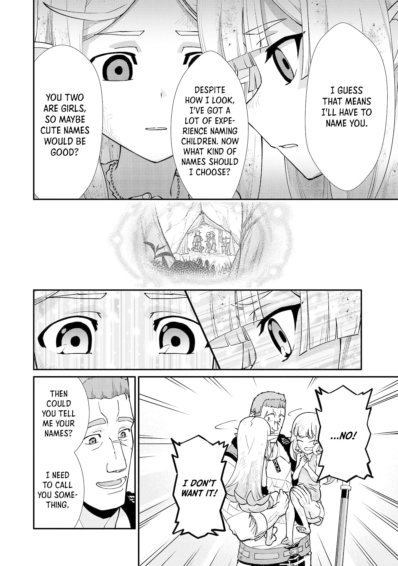 The Population Of The Frontier Owner Starts With 0. "Dias The Blue" And A Blue Horned Girl. Chapter 8 page 6 - Chapter 8