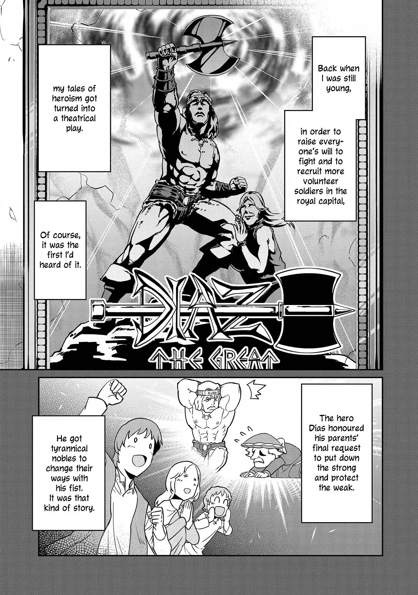 The Population Of The Frontier Owner Starts With 0. "Dias The Blue" And A Blue Horned Girl. Chapter 9 page 3 - Chapter 9