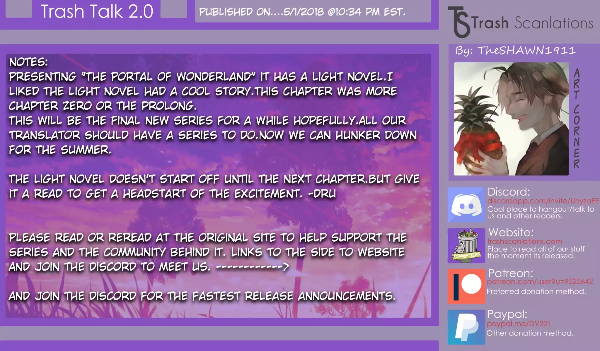 The Portal of Wonderland Chapter 0 page 15 - Chapter 0: Prologue