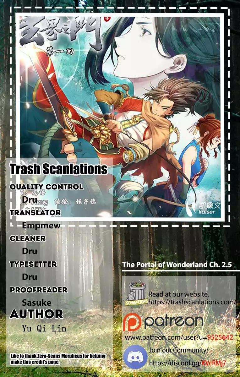 The Portal of Wonderland Chapter 2.5 page 1 - Chapter 2.5