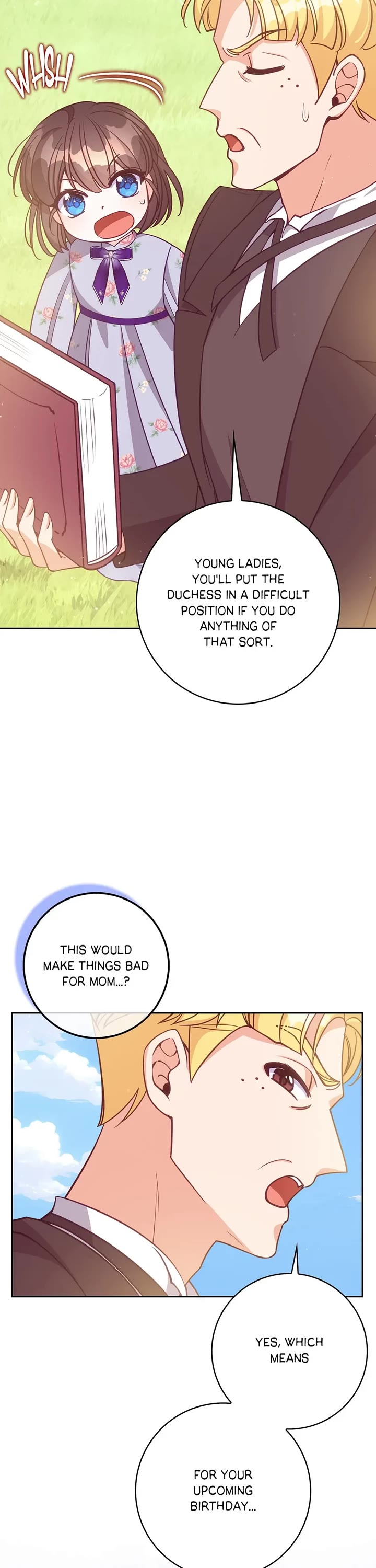 The Precious Sister of the Villainous Grand Duke Chapter 126 page 12 - Chapter 126: SE9: Where Do Babies Come From?