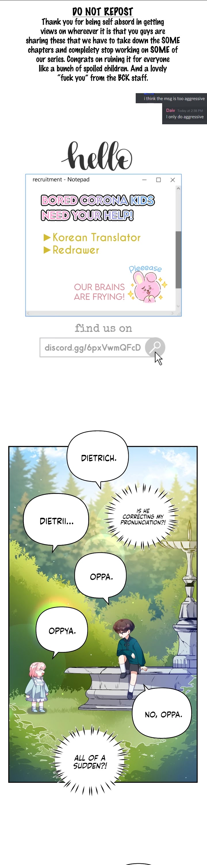 The Precious Sister of the Villainous Grand Duke Chapter 14 page 1 - Chapter 14