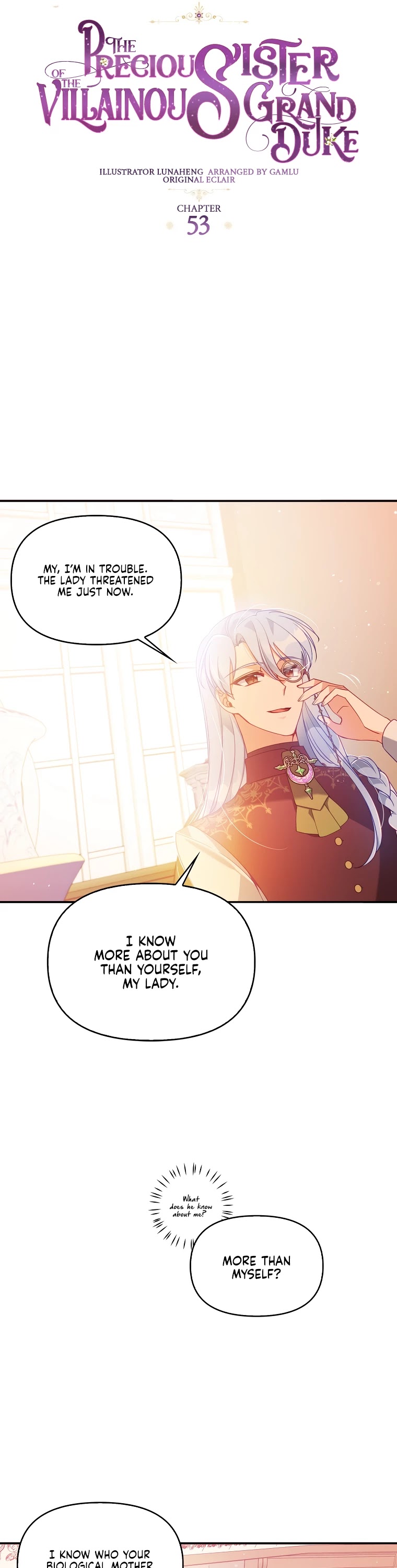 The Precious Sister of the Villainous Grand Duke Chapter 53 page 7 - Chapter 53