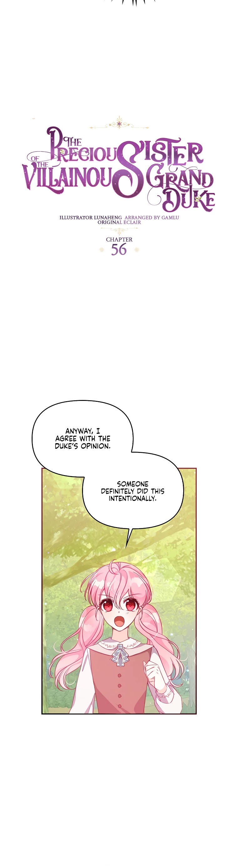 The Precious Sister of the Villainous Grand Duke Chapter 56 page 4 - Chapter 56
