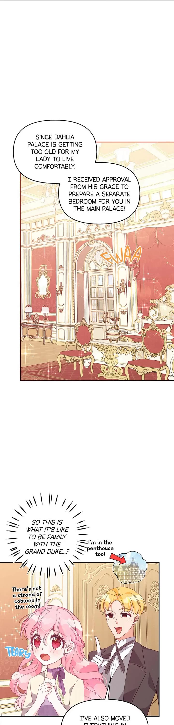 The Precious Sister of the Villainous Grand Duke Chapter 59 page 18 - Chapter 59: A New Palace