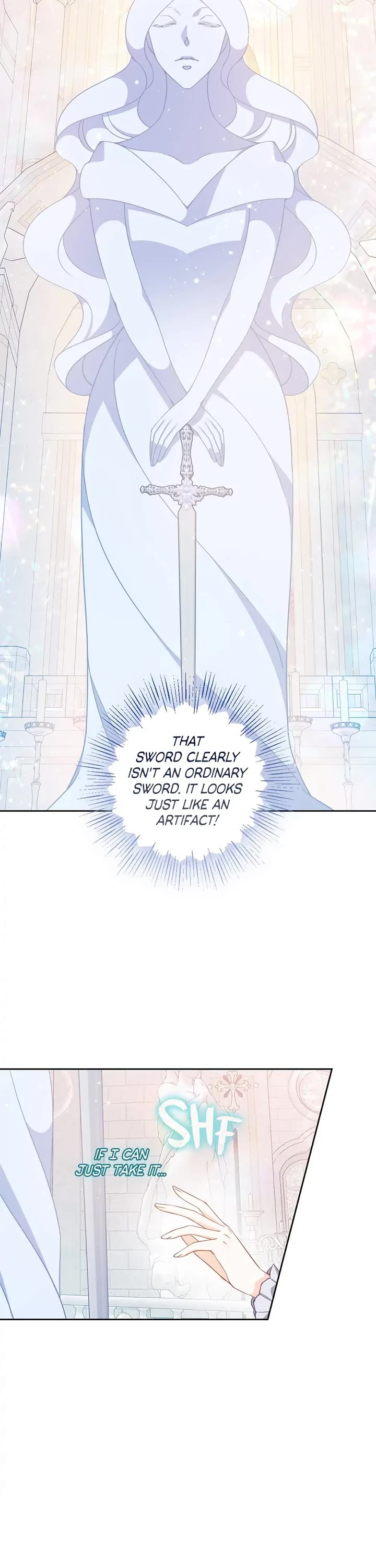 The Precious Sister of the Villainous Grand Duke Chapter 73 page 2 - Chapter 73: The Holy Sword