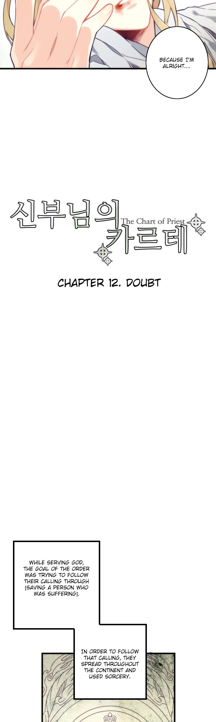 The Priest's Chart Chapter 12 page 6 - Chapter 12 : Doubt