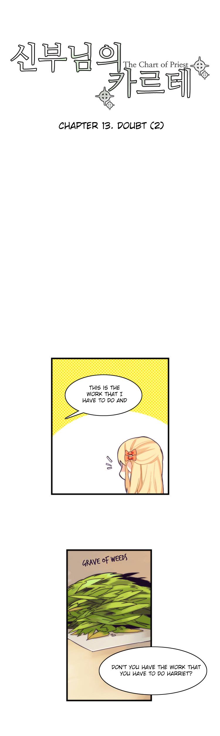 The Priest's Chart Chapter 13 page 4 - Chapter 13 : Doubt (2)