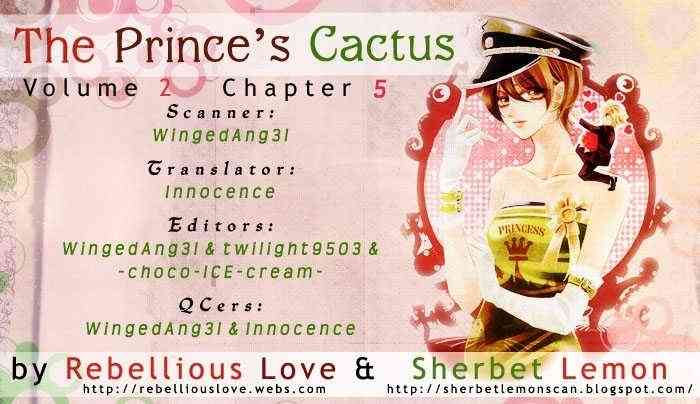 The Prince's Cactus Chapter 5 page 1 - Chapter 5: A Prince's Proposal