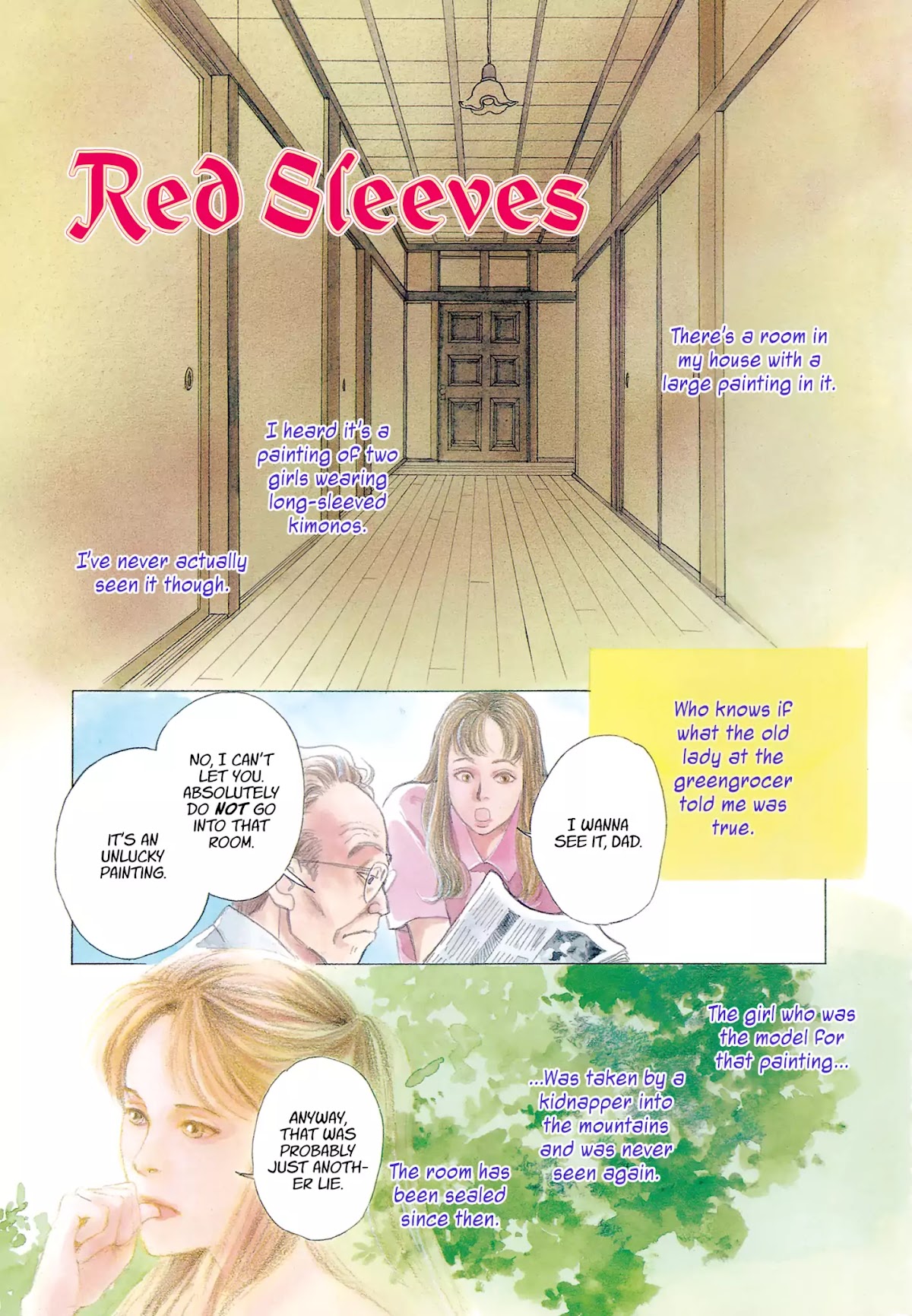The Princess of the Lonely Isle Chapter 1 page 5 - Chapter 1: Red Sleeves
