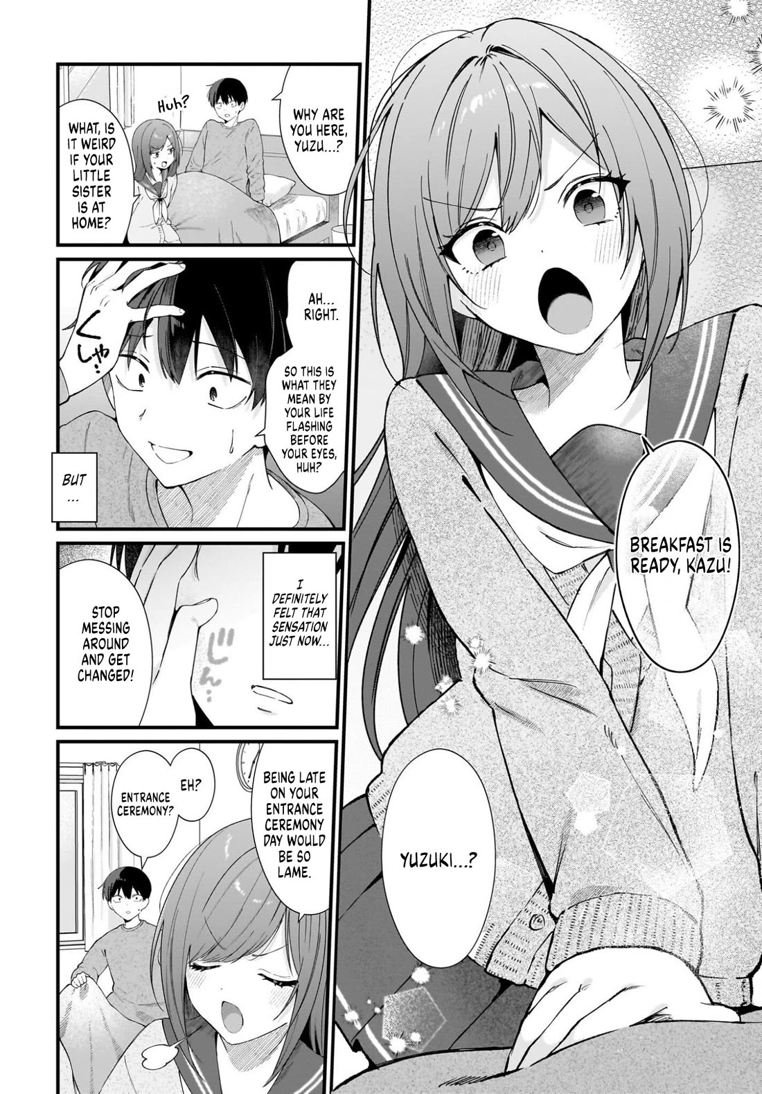 The Protagonist's Childhood Friend Is Coming on Strong to Me, a Mob Chapter 1 page 6 - Chapter 1