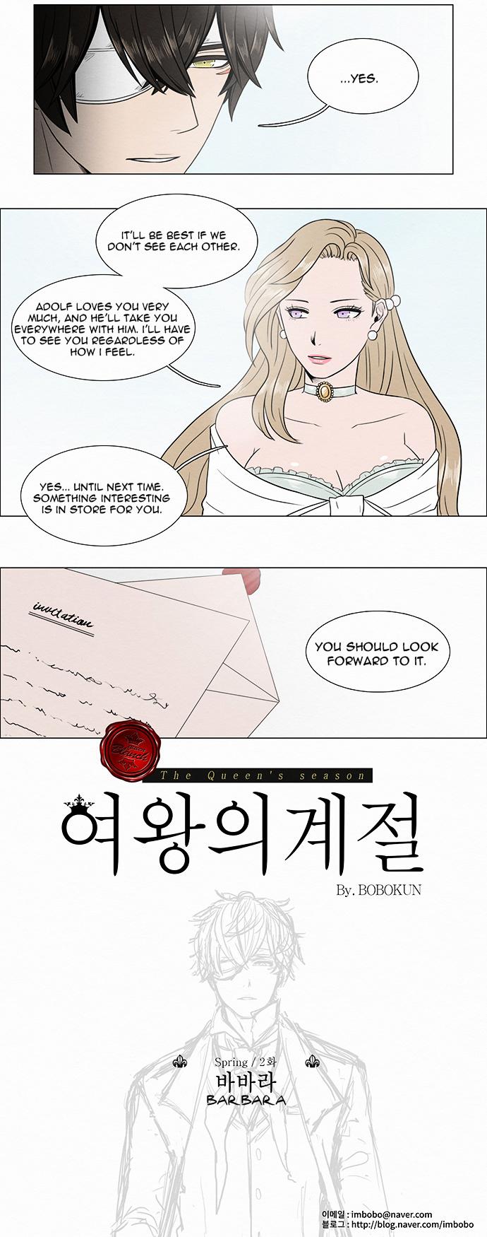The Queen's Season Chapter 2 page 13 - Chapter 2 : Barbara