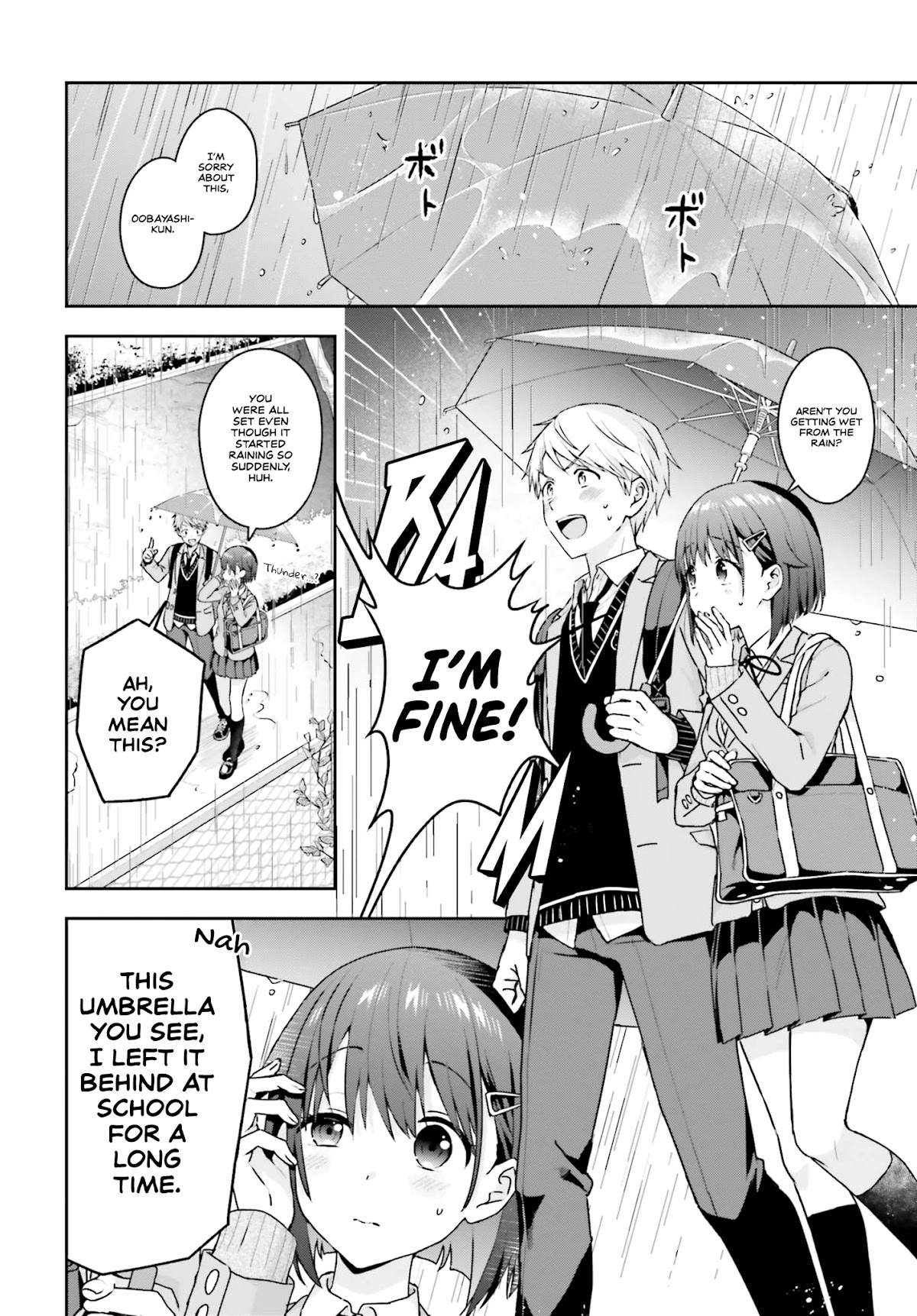 The quiet Komori-san and the loud Oobayashi-kun Chapter 12 page 2 - Chapter 12