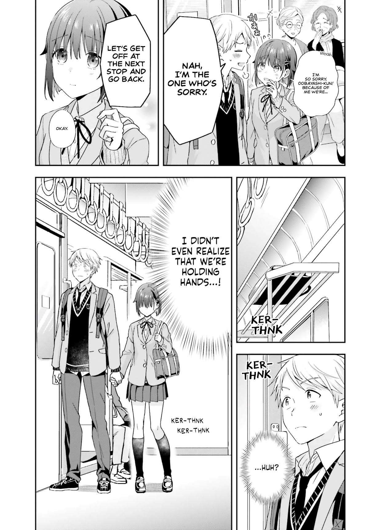 The quiet Komori-san and the loud Oobayashi-kun Chapter 16 page 4 - Chapter 16