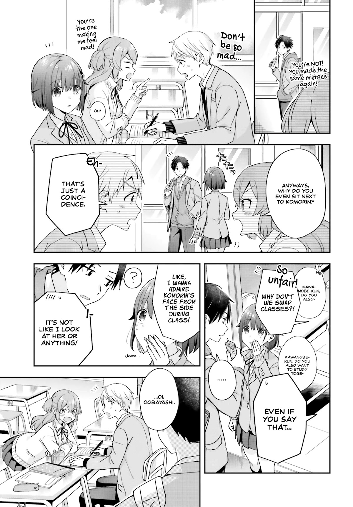 The quiet Komori-san and the loud Oobayashi-kun Chapter 17 page 3 - Chapter 17