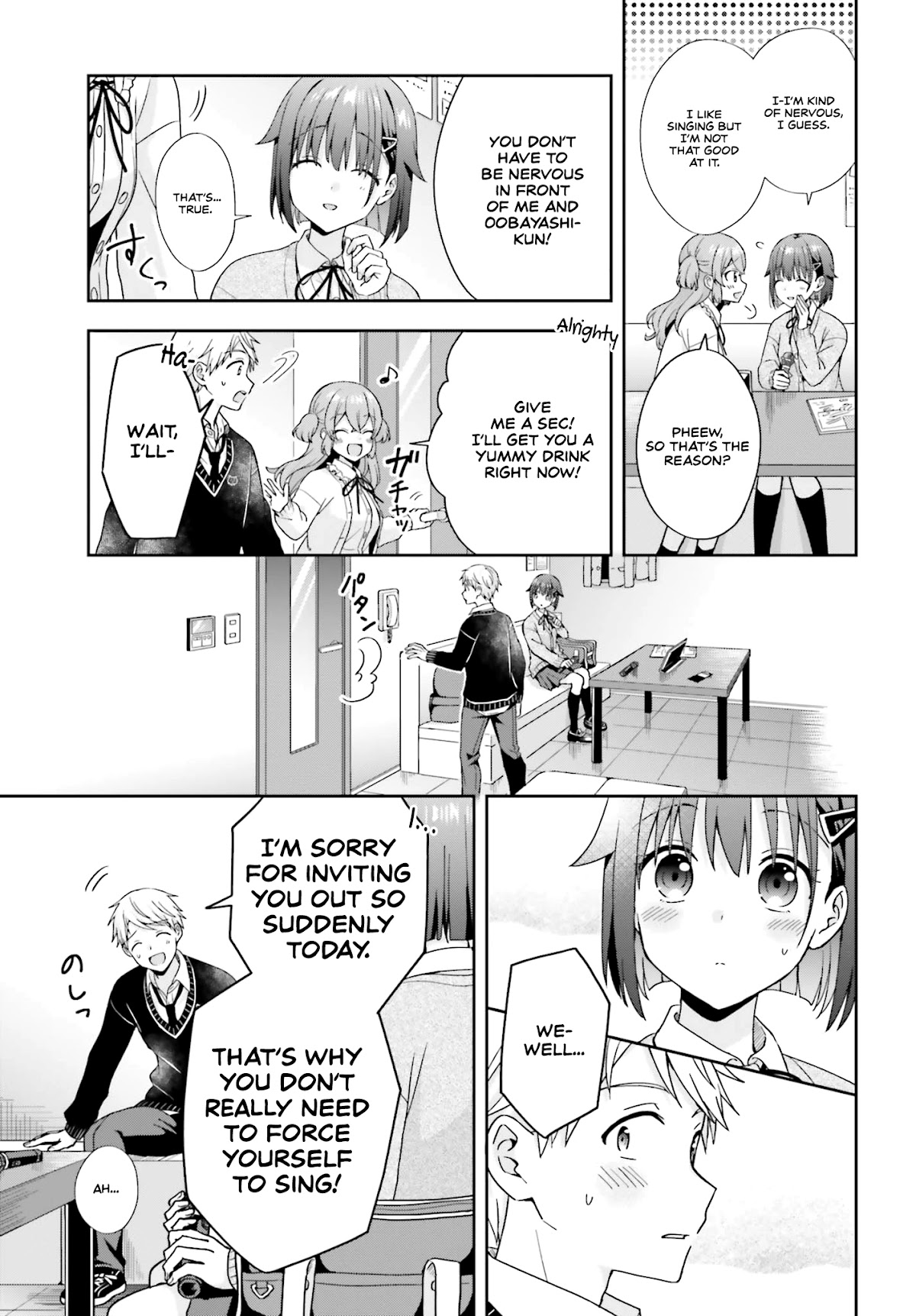 The quiet Komori-san and the loud Oobayashi-kun Chapter 19 page 4 - Chapter 19