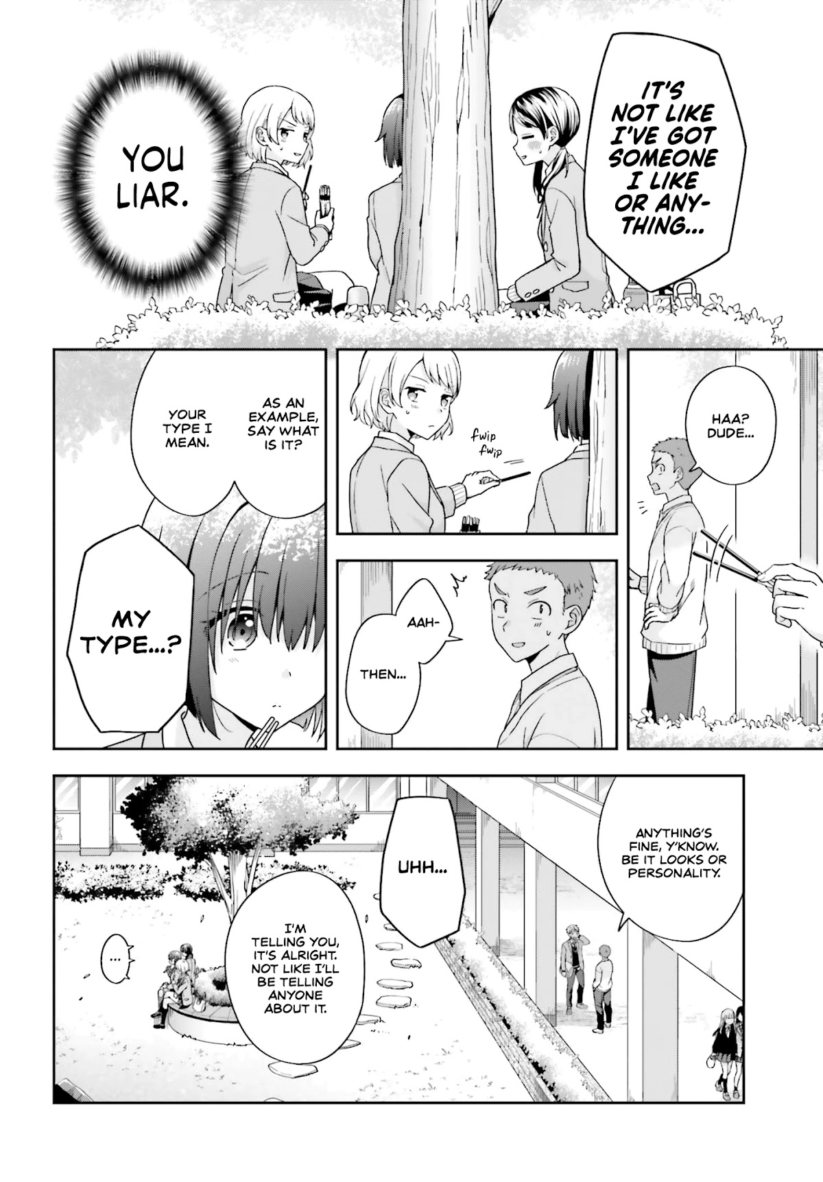 The quiet Komori-san and the loud Oobayashi-kun Chapter 22 page 3 - Chapter 22