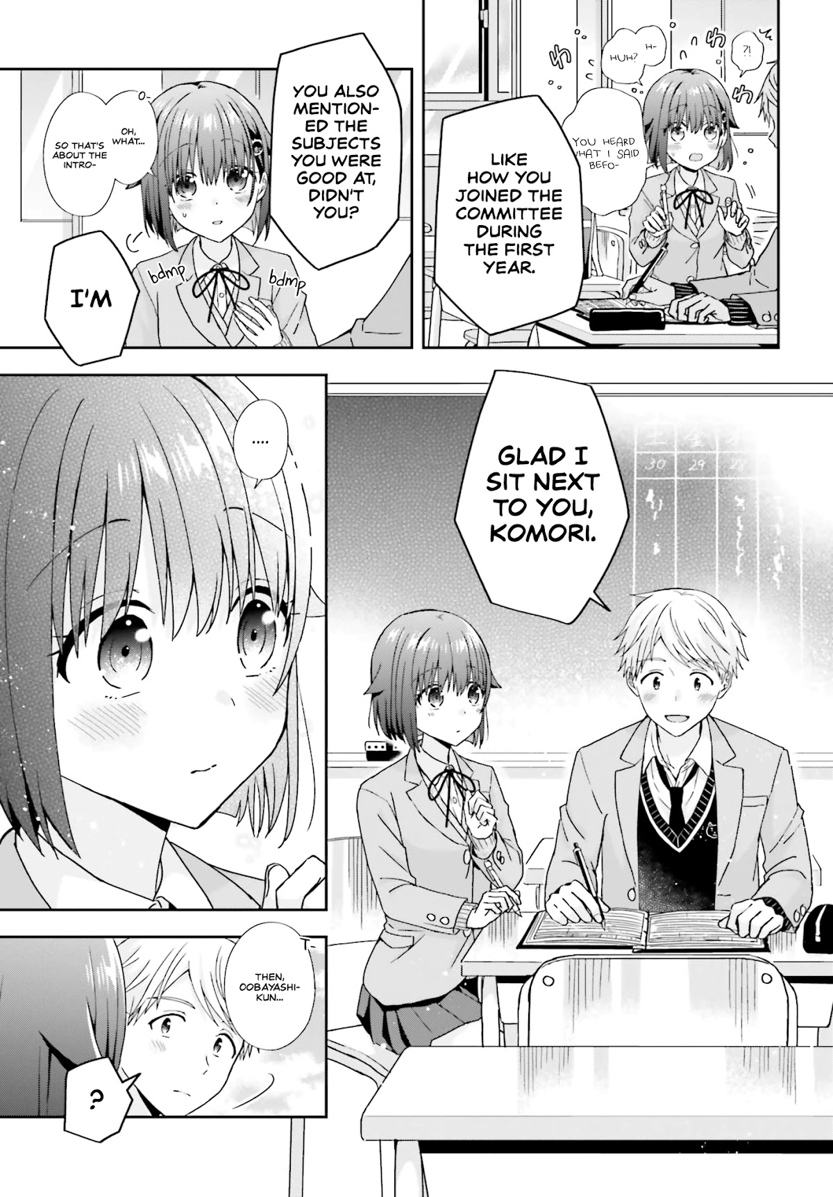 The quiet Komori-san and the loud Oobayashi-kun Chapter 24 page 12 - Chapter 24