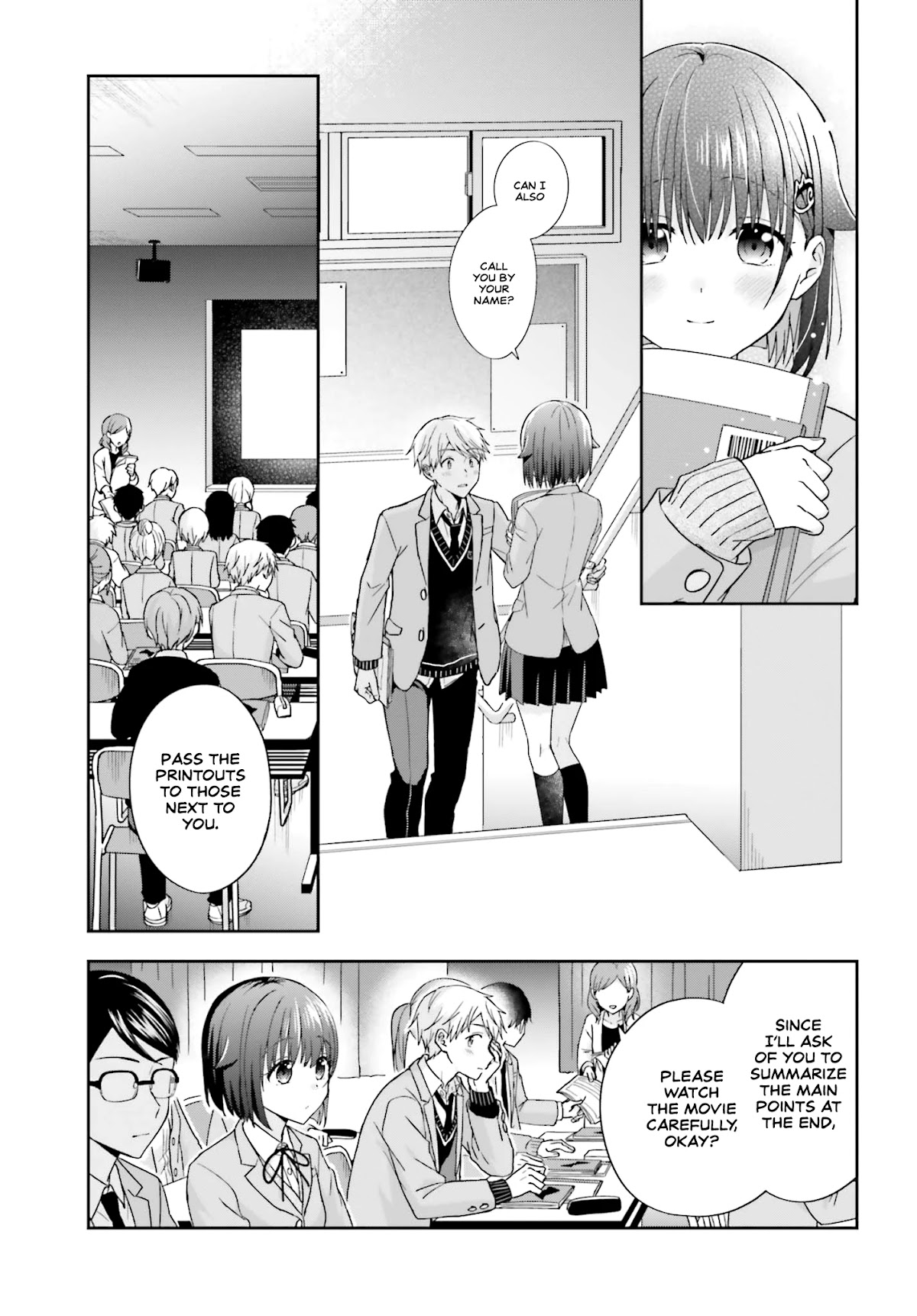 The quiet Komori-san and the loud Oobayashi-kun Chapter 25 page 10 - Chapter 25