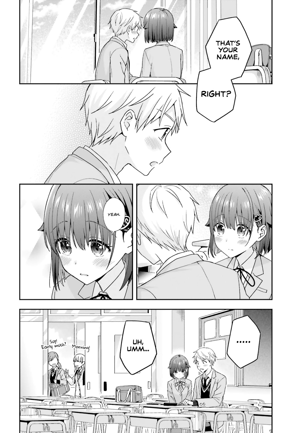 The quiet Komori-san and the loud Oobayashi-kun Chapter 25 page 3 - Chapter 25