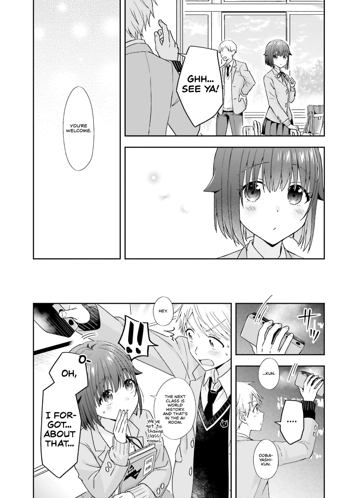 The quiet Komori-san and the loud Oobayashi-kun Chapter 25 page 6 - Chapter 25