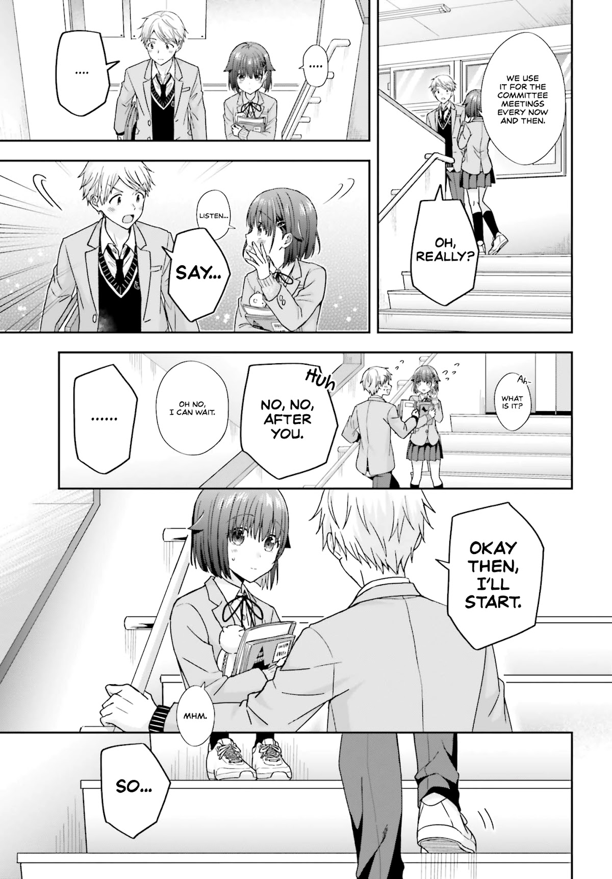 The quiet Komori-san and the loud Oobayashi-kun Chapter 25 page 8 - Chapter 25