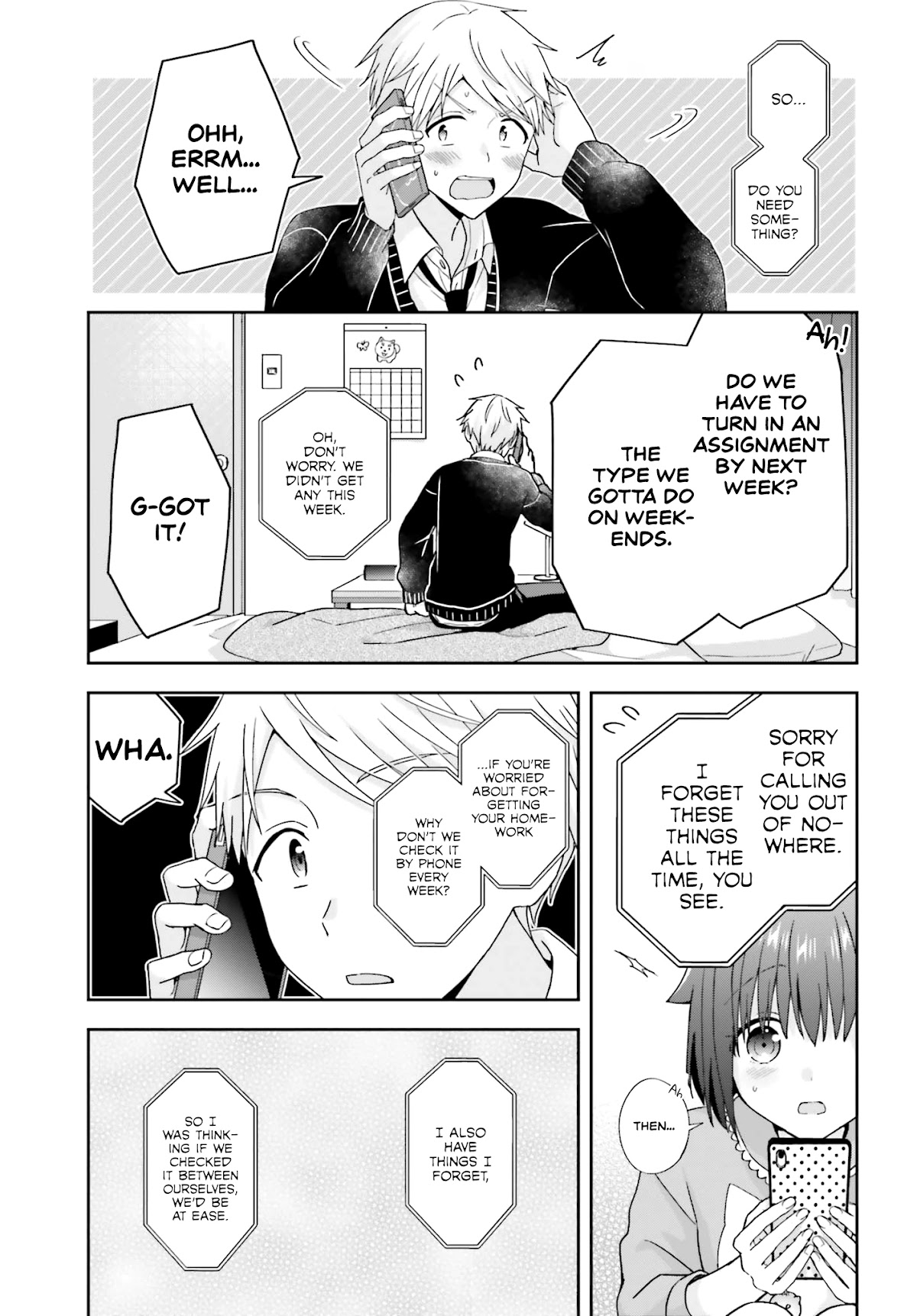 The quiet Komori-san and the loud Oobayashi-kun Chapter 27 page 3 - Chapter 27