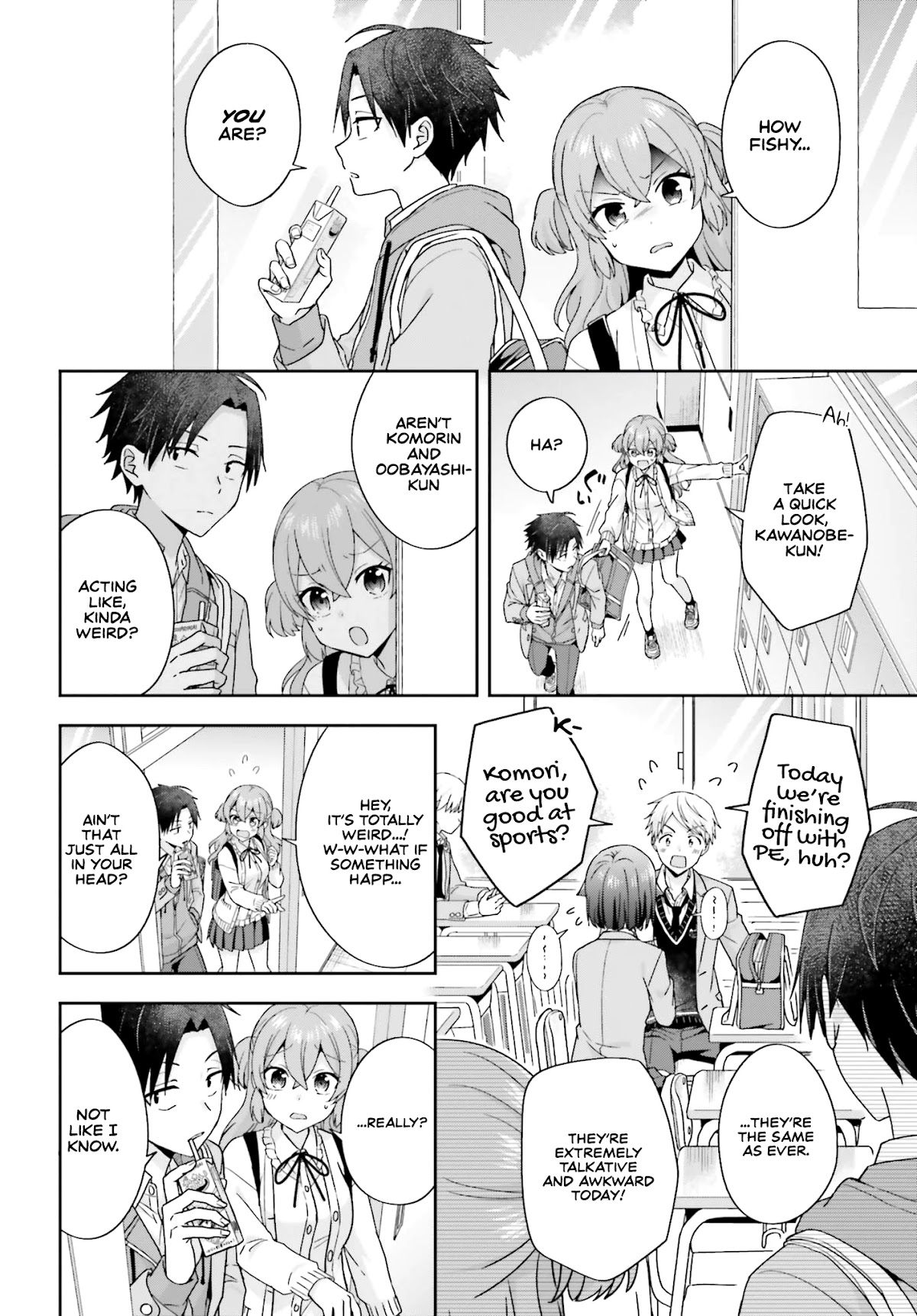 The quiet Komori-san and the loud Oobayashi-kun Chapter 28 page 2 - Chapter 28
