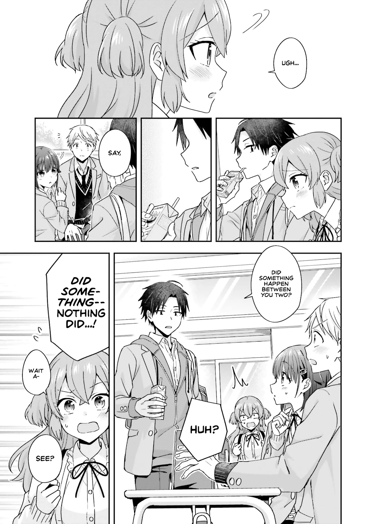 The quiet Komori-san and the loud Oobayashi-kun Chapter 28 page 3 - Chapter 28