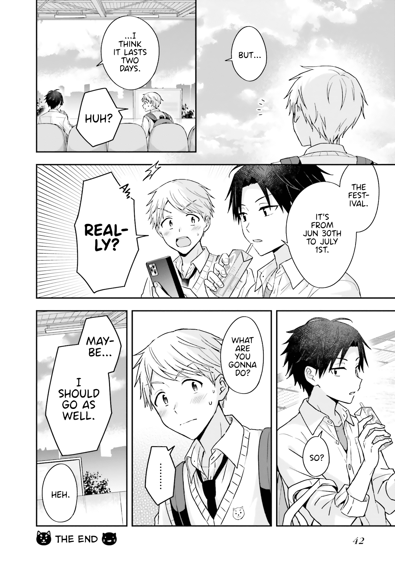 The quiet Komori-san and the loud Oobayashi-kun Chapter 31 page 4 - Chapter 31