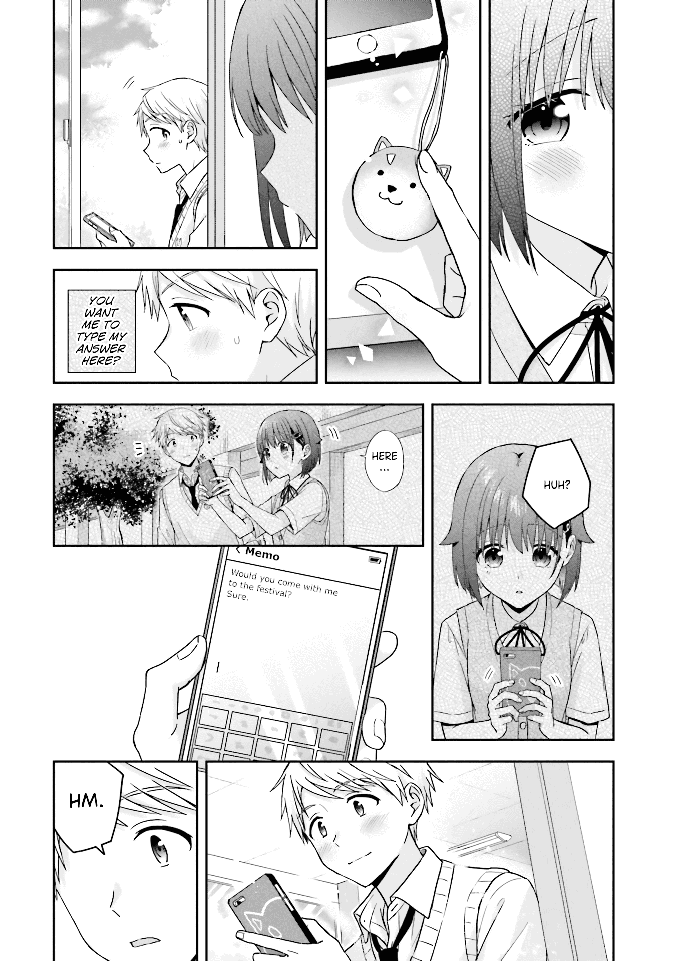 The quiet Komori-san and the loud Oobayashi-kun Chapter 33 page 3 - Chapter 33