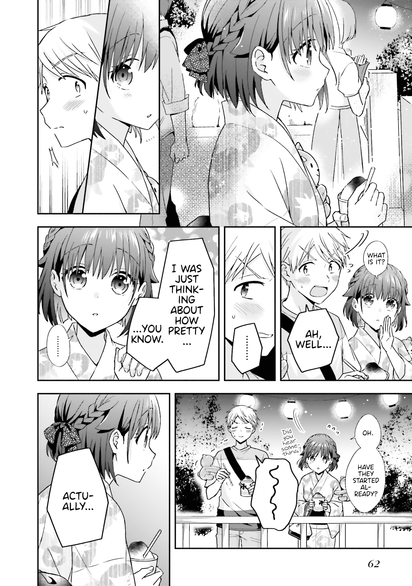 The quiet Komori-san and the loud Oobayashi-kun Chapter 36 page 2 - Chapter 36