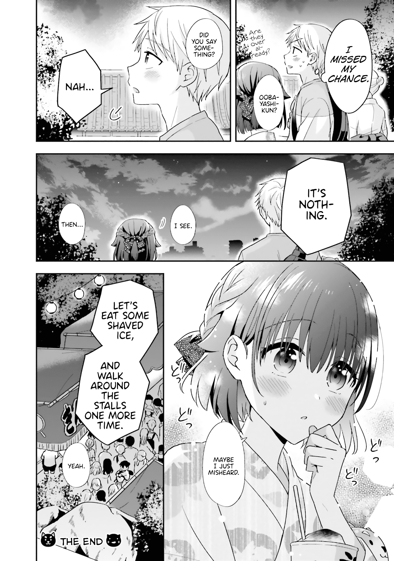 The quiet Komori-san and the loud Oobayashi-kun Chapter 36 page 4 - Chapter 36