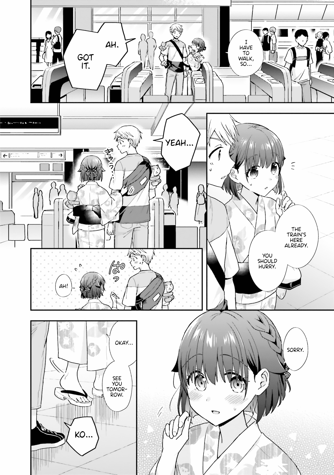 The quiet Komori-san and the loud Oobayashi-kun Chapter 37 page 3 - Chapter 37