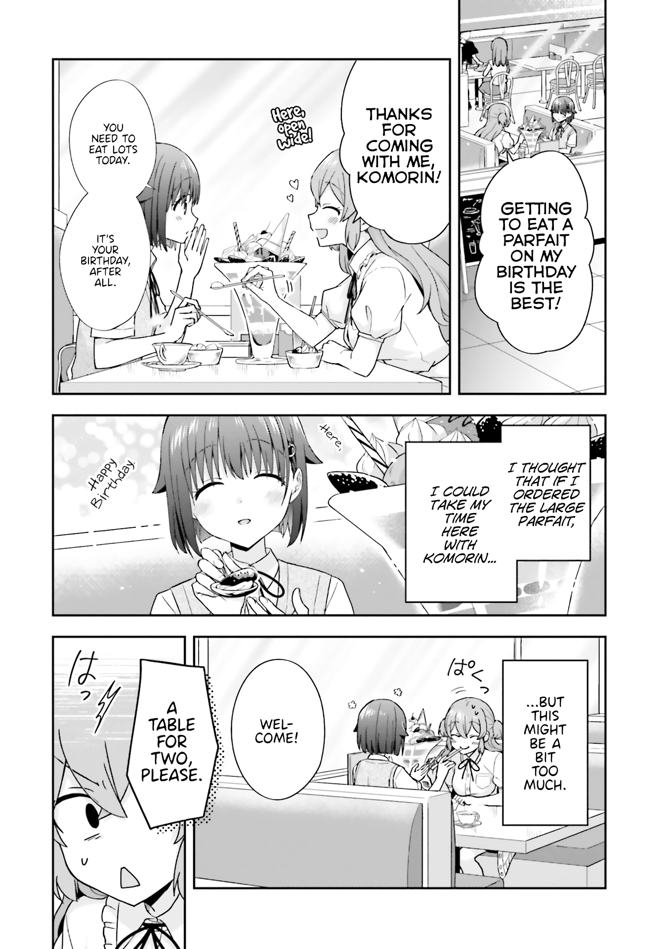 The quiet Komori-san and the loud Oobayashi-kun Chapter 39 page 2 - Chapter 39