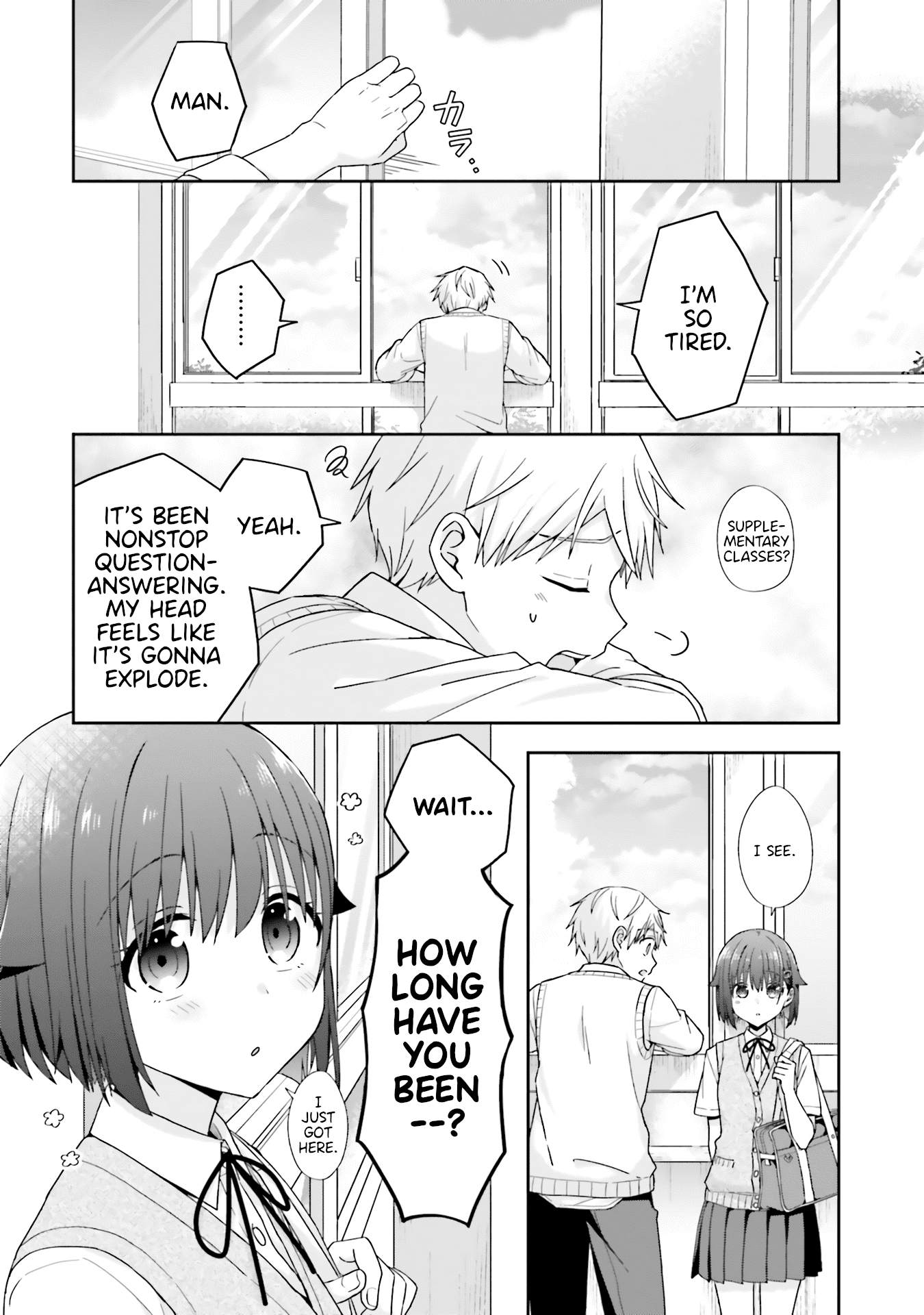 The quiet Komori-san and the loud Oobayashi-kun Chapter 42 page 2 - Chapter 42