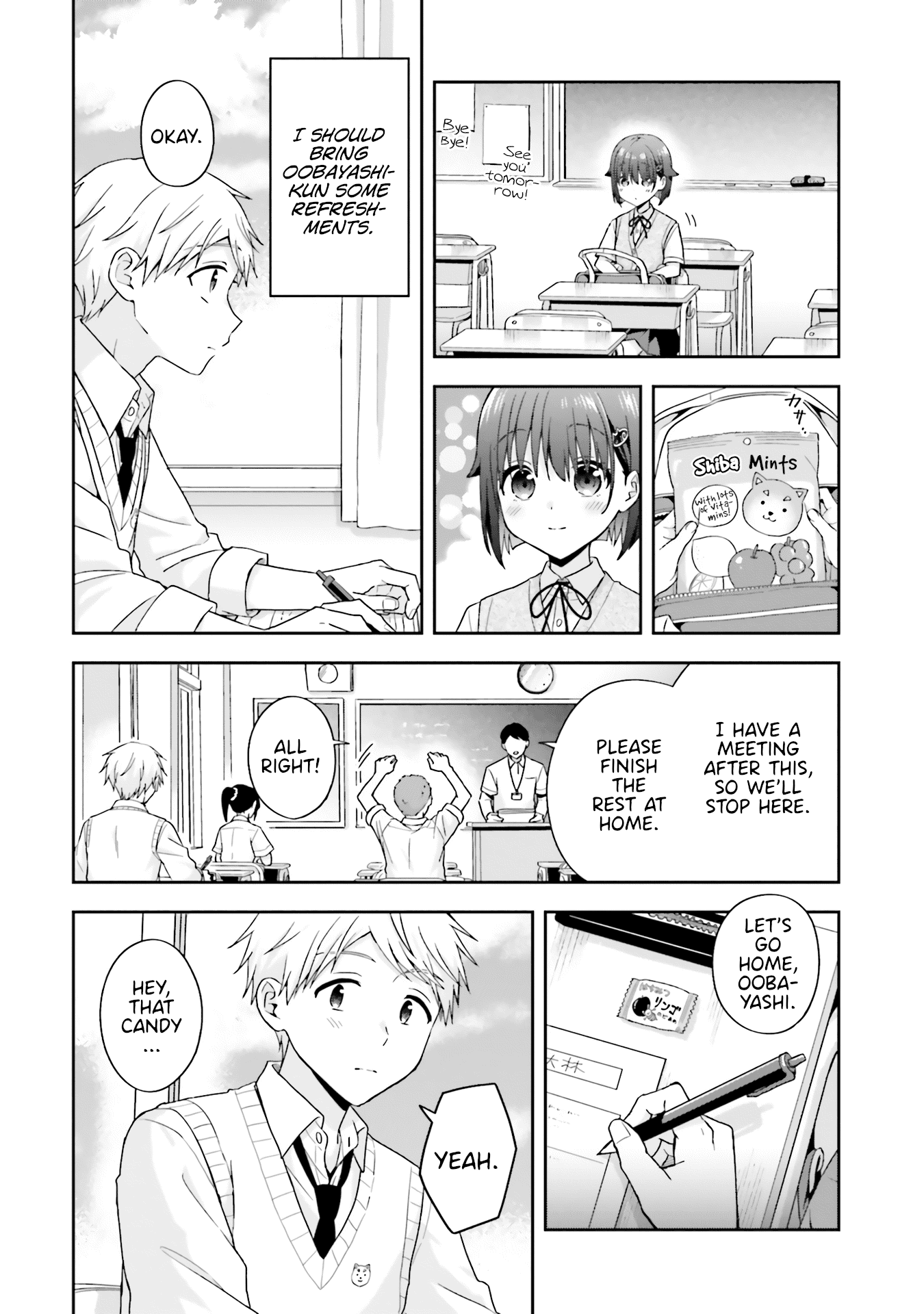 The quiet Komori-san and the loud Oobayashi-kun Chapter 44 page 2 - Chapter 44