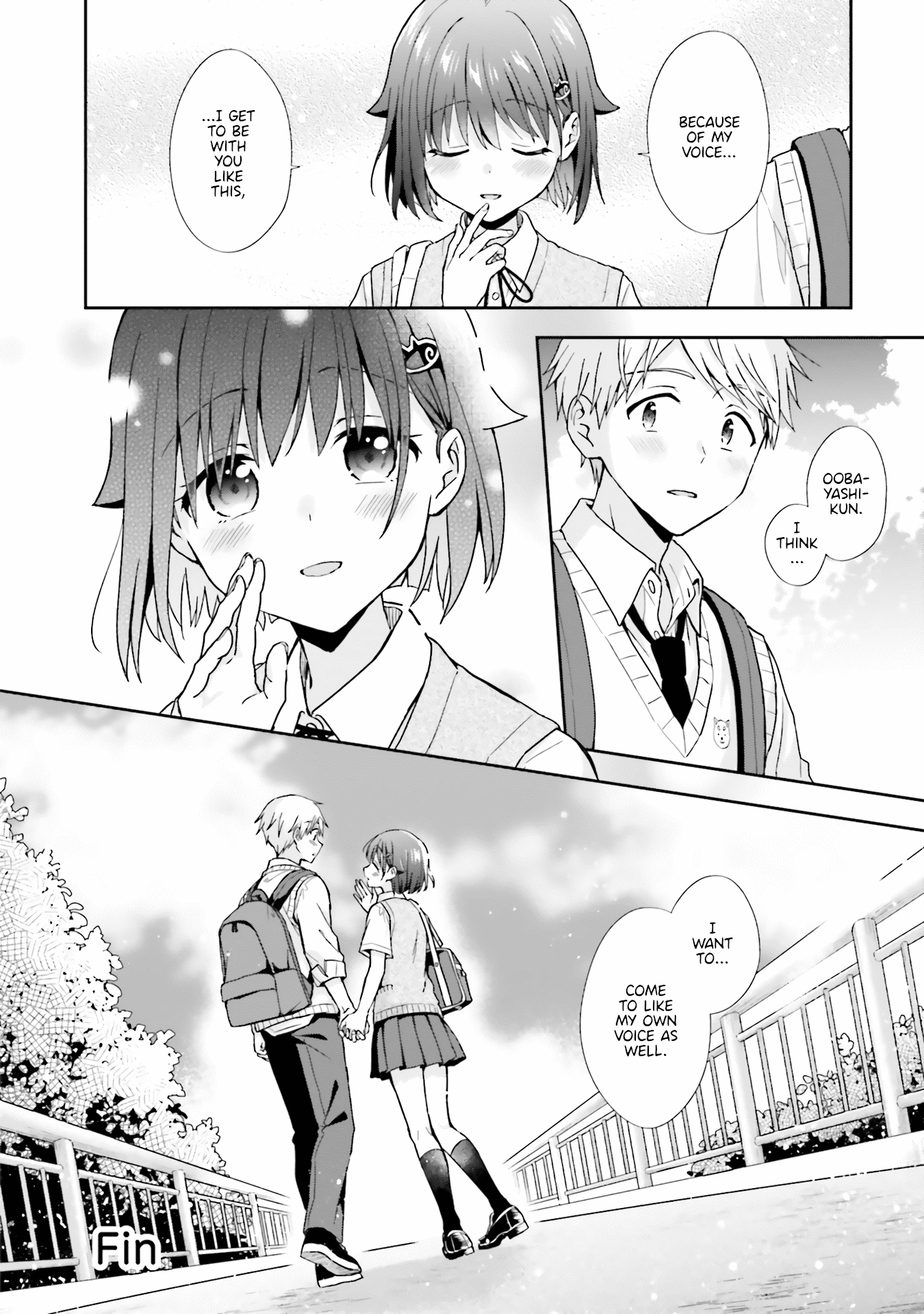 The quiet Komori-san and the loud Oobayashi-kun Chapter 45 page 14 - Chapter 45 [END]
