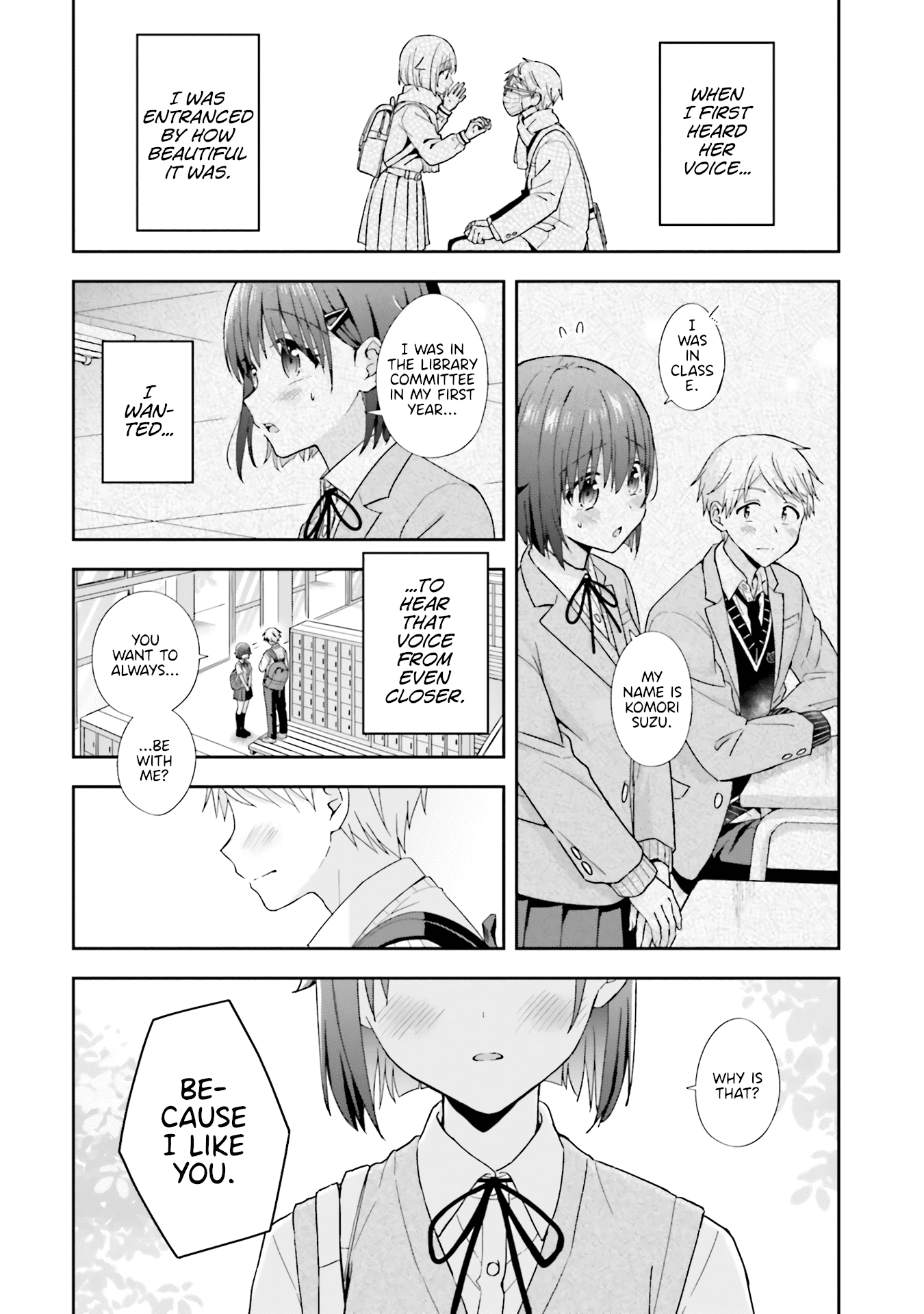 The quiet Komori-san and the loud Oobayashi-kun Chapter 45 page 4 - Chapter 45 [END]