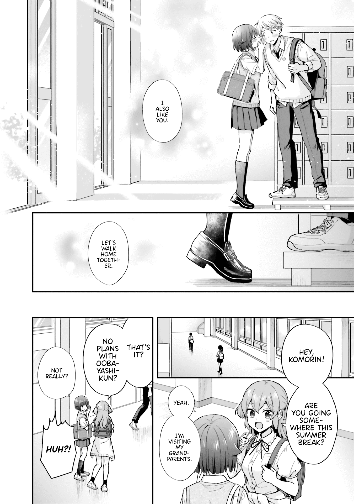 The quiet Komori-san and the loud Oobayashi-kun Chapter 45 page 8 - Chapter 45 [END]
